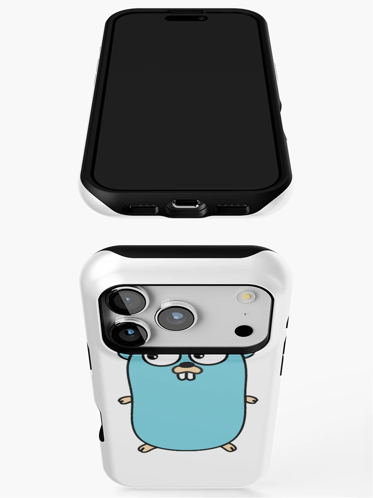 Thumbnail 3 of 4, iPhone Case, Nerdy Go Gopher Logo Computer Programmer designed and sold by MathWare MathClips.
