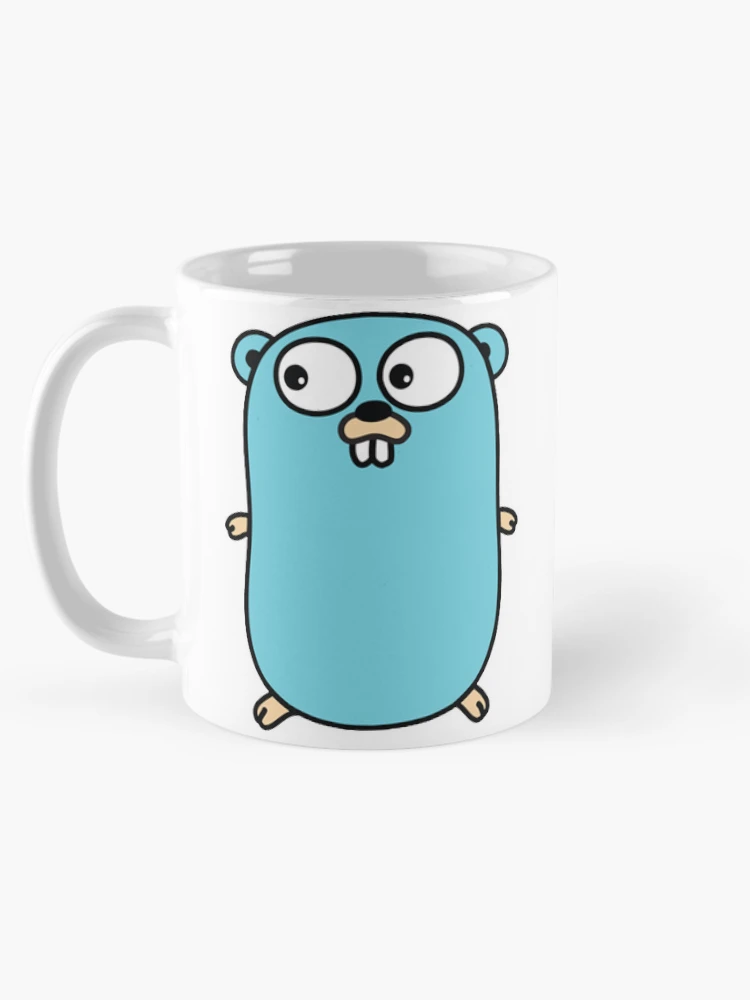 Thumbnail 5 of 6, Coffee Mug, Nerdy Go Gopher Logo Computer Programmer designed and sold by MathWare MathClips.