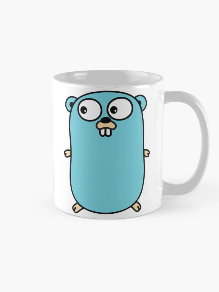 Thumbnail 3 of 6, Coffee Mug, Nerdy Go Gopher Logo Computer Programmer designed and sold by MathWare MathClips.