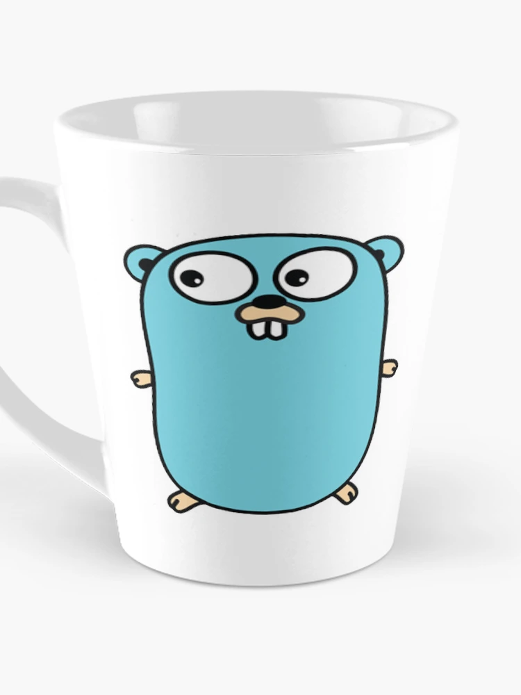 Thumbnail 3 of 4, Coffee Mug, Nerdy Go Gopher Logo Computer Programmer designed and sold by MathWare MathClips.