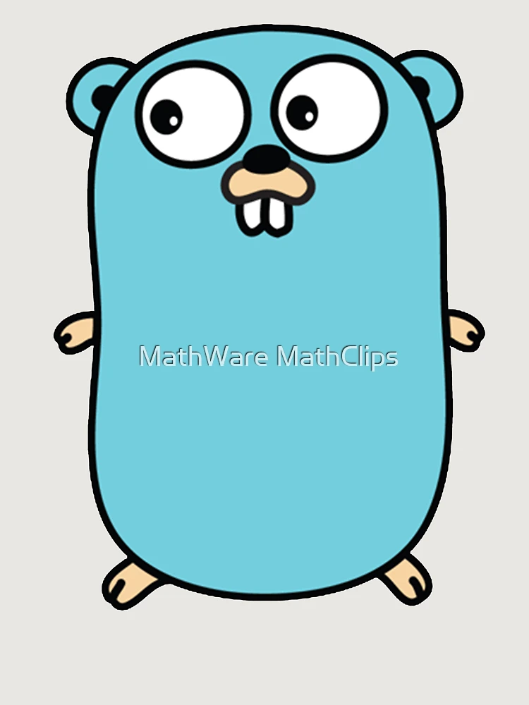 Thumbnail 6 von 6, Premium Oversized Pullover, Nerdy Go Gopher Logo Computer Programmer designt und verkauft von MathWare MathClips.