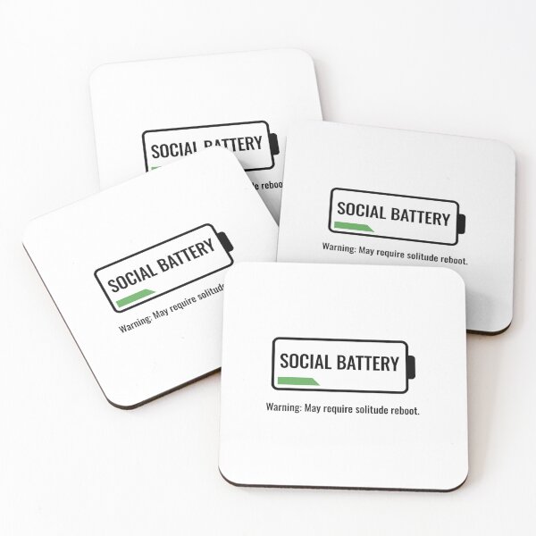 Item preview, Social Battery Low - Solitude Reboot Introvert Gift" designed and sold by DisignByPrince.
