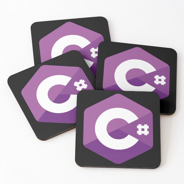 Item preview, Nerdy C# Logo Computer Programmer designed and sold by MathWare MathClips.