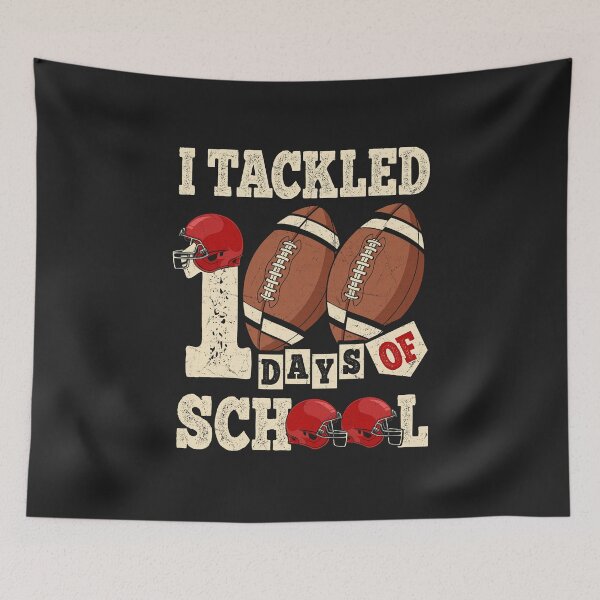 Item preview, 100 Days of School Boys Kids 100th Day of School Football  designed and sold by FrankIsabel.