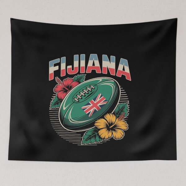 Item preview, Fiji Rugby Fijiana Rugby fijian rugby Warriors Island designed and sold by genkihikki.