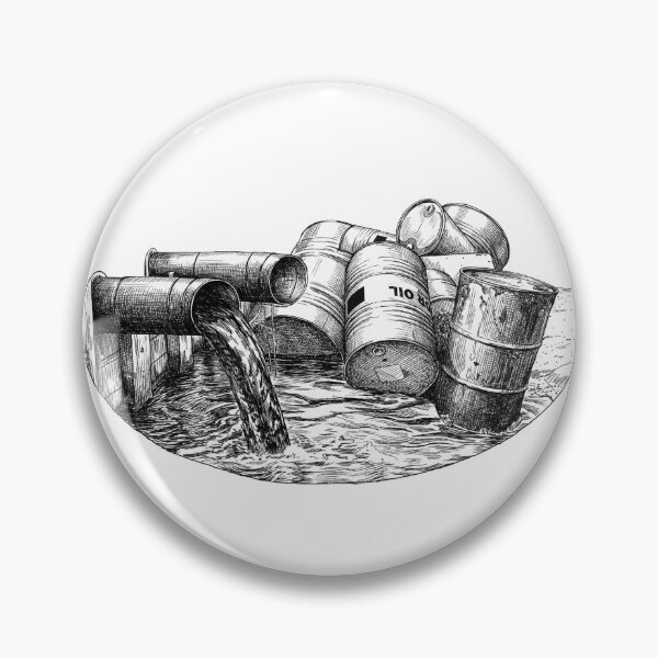 Item preview, Quagmire with Oil Barrels designed and sold by Naux | Design & Illustration.