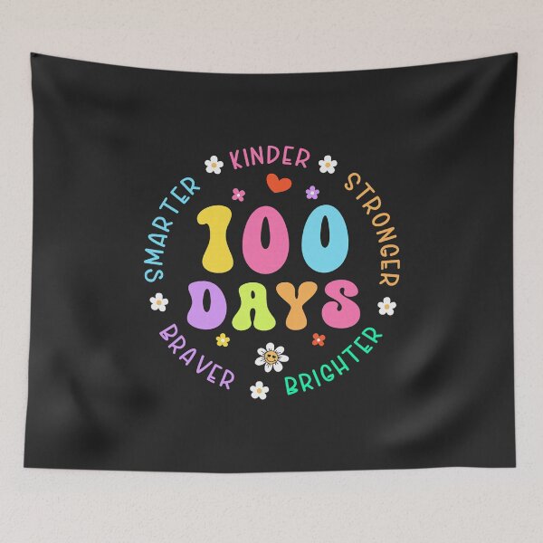 Item preview, 100 Days of School Smarter Brighter 100th Day Kid Boys Girls  designed and sold by FrankIsabel.