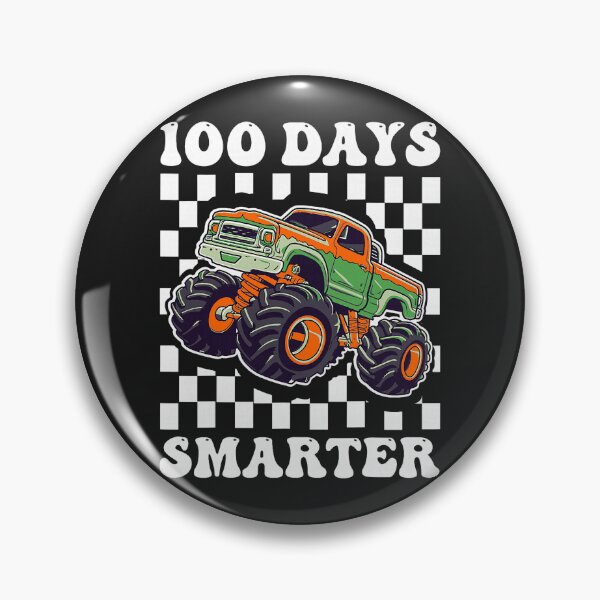 Item preview, 100 Days Smarter 100th Day of School Monster Truck Boys Kids  designed and sold by FrankIsabel.