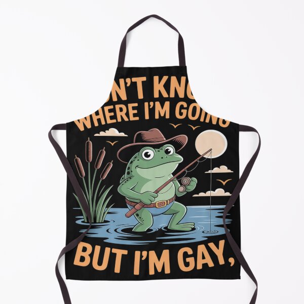 Item preview, I Don't Know Where I'm Going But I'm Gay Frog LGBT Pride designed and sold by trinfhri.