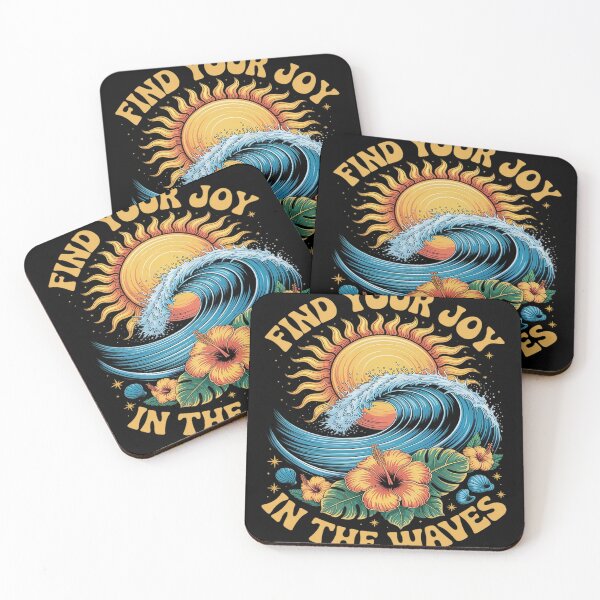 Item preview, Find Your Joy In The Waves Beach Summer designed and sold by genkihikki.