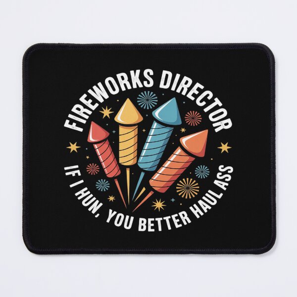 Item preview, Fireworks Director If I Run You Better Haul Ass 4th of July designed and sold by genkihikki.