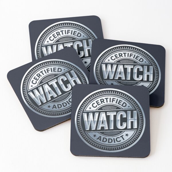 Item preview, Certified Watch Addict – Luxury Horology Badge Design designed and sold by WatchesAndMore.