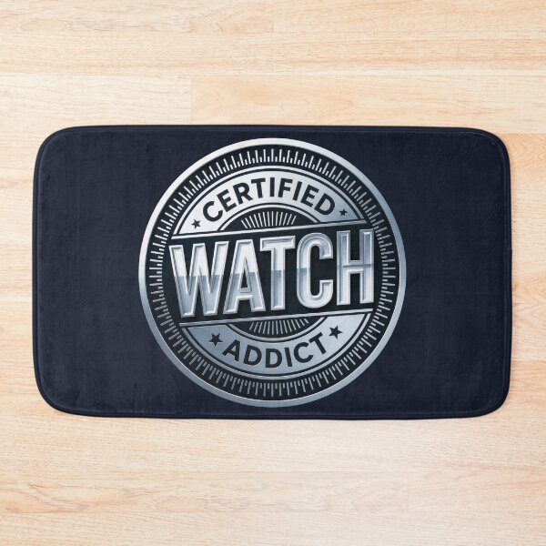 Item preview, Certified Watch Addict – Luxury Horology Badge Design designed and sold by WatchesAndMore.