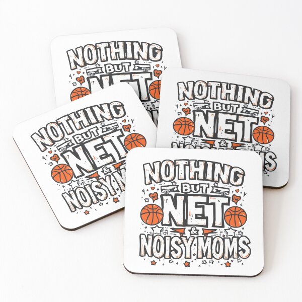 Item preview, Nothing But Net & Noisy Moms - Funny Basketball Mom Game Day Graphic designed and sold by CulDeSacCreate.