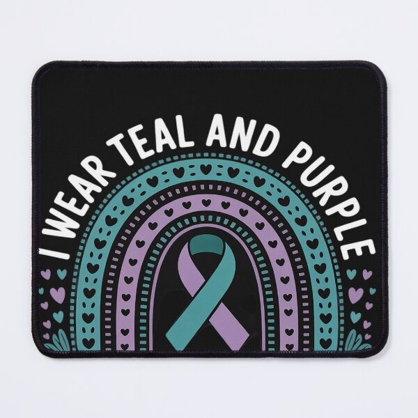 Item preview, I Wear Teal & Purple for My Dad Suicide Prevention Rainbow designed and sold by lamsaoniutoi.