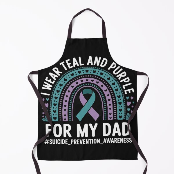 Item preview, I Wear Teal & Purple for My Dad Suicide Prevention Rainbow designed and sold by lamsaoniutoi.
