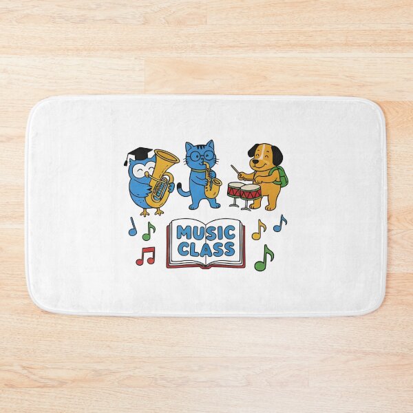 Item preview, school subject music cat dog owl designed and sold by Uglyandcute.