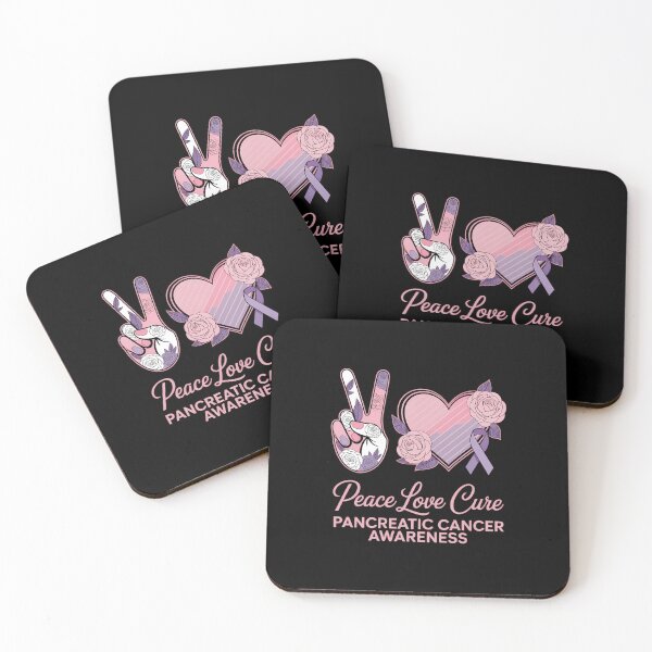 Item preview, Peace Love Cure Pancreatic Cancer Awareness Women's designed and sold by EllenJast.