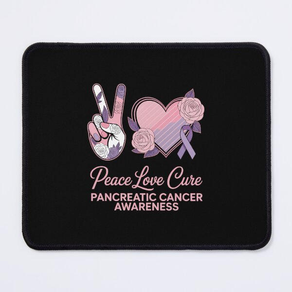 Item preview, Peace Love Cure Pancreatic Cancer Awareness Women's designed and sold by EllenJast.