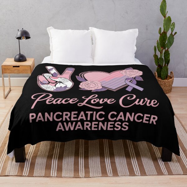Item preview, Peace Love Cure Pancreatic Cancer Awareness Women's designed and sold by EllenJast.