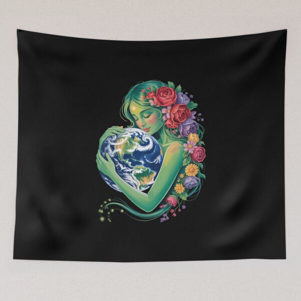 Item preview, Green Mother Nature Earth Day Planet Earth Mother designed and sold by FaithAbbott.