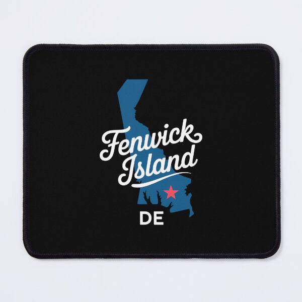 Item preview, Fenwick Island Delaware DE Map designed and sold by EllenJast.