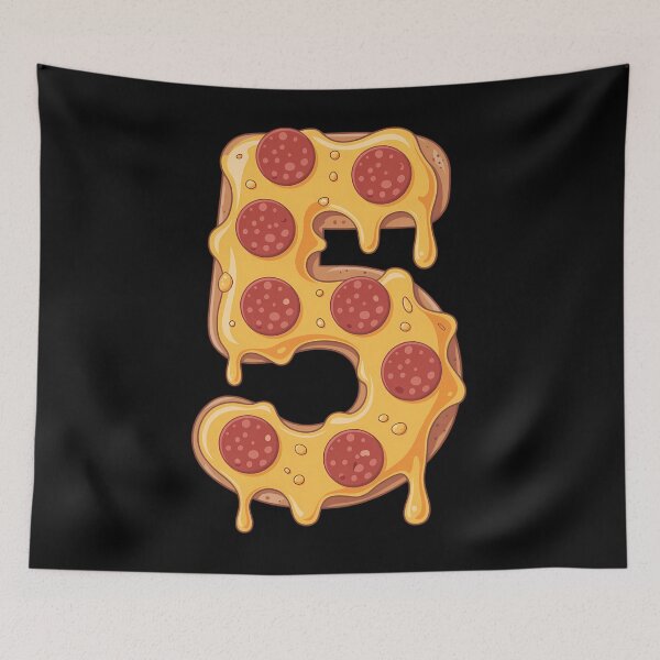 Item preview, Pizza Bday Party 5th 5 Years Old Birthday designed and sold by EllenJast.