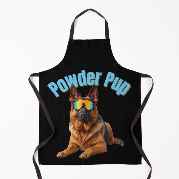 Item preview, Powder Pup German Shepherd – Cute Ski Dog Art for German Shepherd Lovers & Skiers designed and sold by Fredster1966.