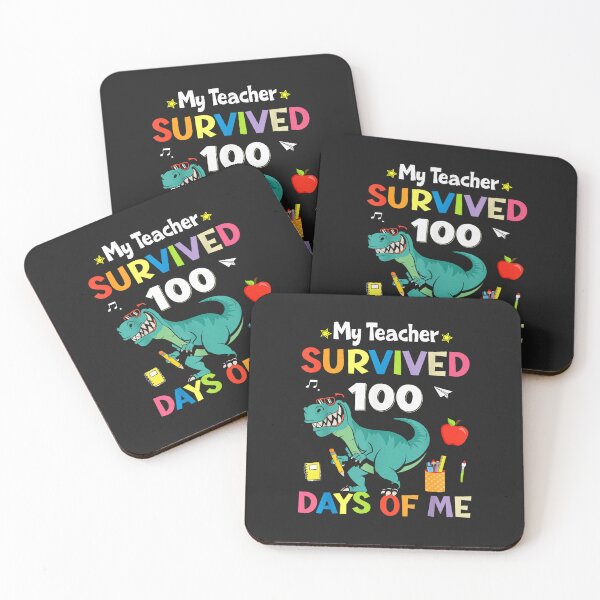 Item preview, 100th Day of School My Teacher Survived 100 Days Boys Dino  designed and sold by FrankIsabel.