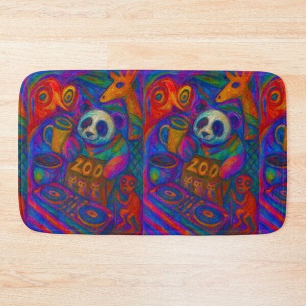 Item preview, ZOO Party: Panda Beats & Swirling Creatures designed and sold by LuxuryApparels.
