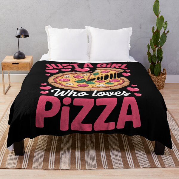 Item preview, Pizza Food Lover Girls Women Just A Girl Who Loves Pizza designed and sold by EllenJast.