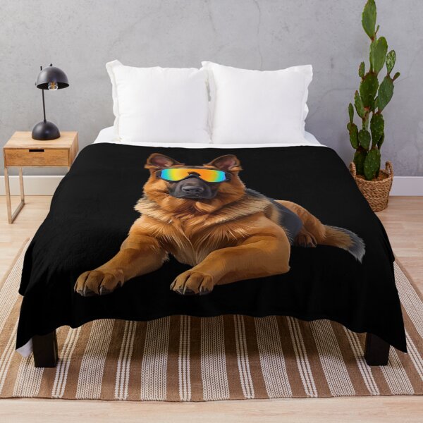 Item preview, Powder-Ready German Shepherd – Cute Ski Dog Art for Dog Lovers & Skiers designed and sold by Fredster1966.