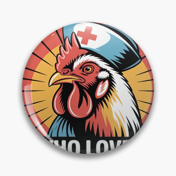 Item preview, Just a Nurse Who Loves Chickens Funny Nursing designed and sold by lamsaoniutoi.