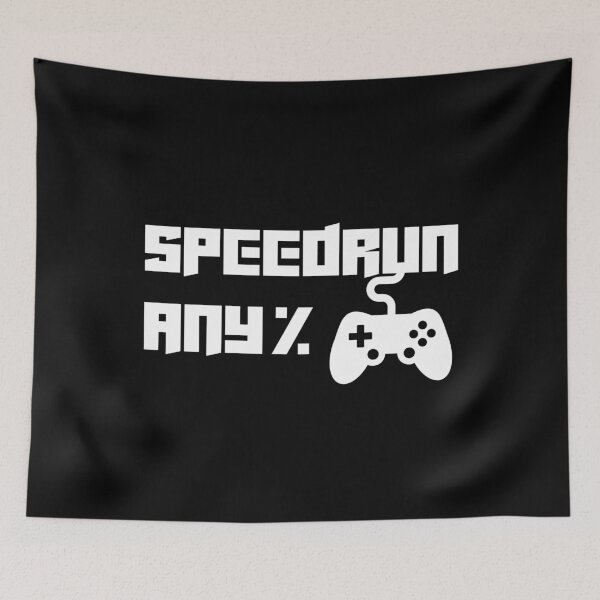 Item preview, Speedrun Any% Controller – Gamer Quote Icon Design designed and sold by PHRASEandSTYLE.