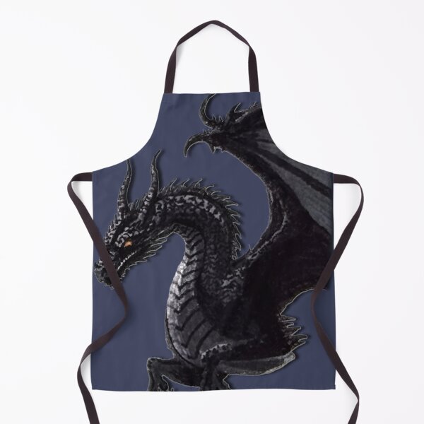 Item preview, Shadow Black Dragon Dark Fantasy Ink Drawing designed and sold by Drawings by Daylight.