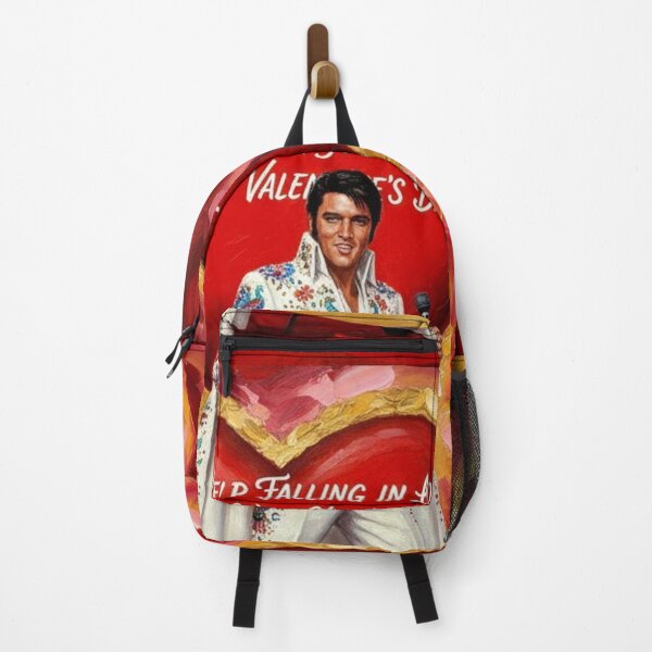 Item preview, Elvis Presley Valentine Art – "Can't Help Falling In Love" Peacock Jumpsuit Oil Painting designed and sold by Art's Diner.