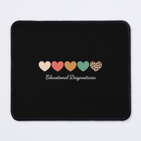 Item preview, Educational Diagnostician Leopard Heart valentine's Day designed and sold by FaithAbbott.