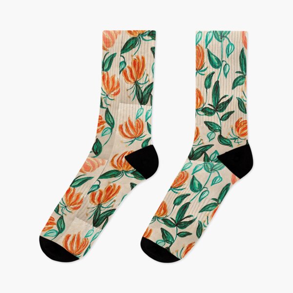 Item preview, Flame Lily of Zimbabwe – Vibrant African Floral Cushion Cover Art designed and sold by Nikkiart24.redbubble.com.