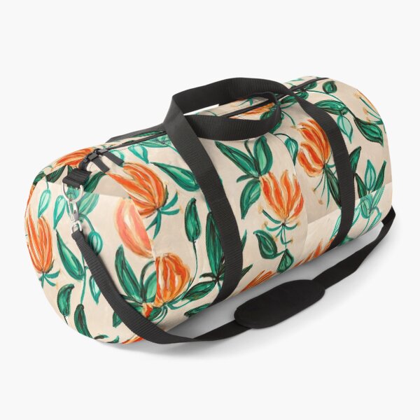 Item preview, Flame Lily of Zimbabwe – Vibrant African Floral Cushion Cover Art designed and sold by Nikkiart24.redbubble.com.
