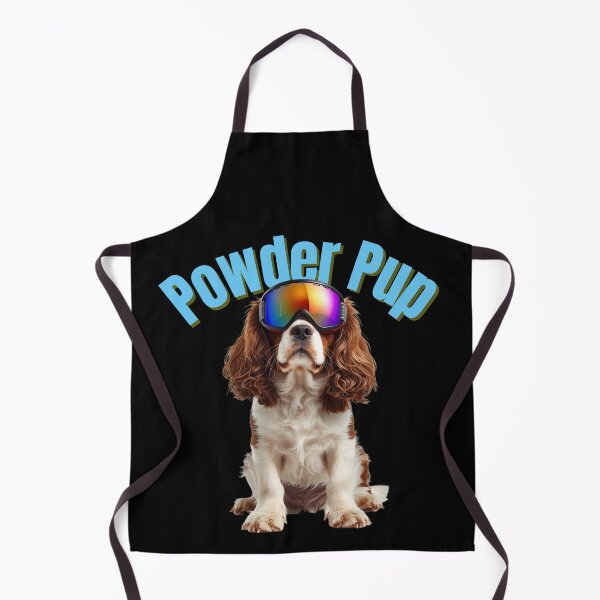 Item preview, Powder Pup Cavalier King Charles Spaniel – Cute Ski Dog Art for Dog Lovers designed and sold by Fredster1966.