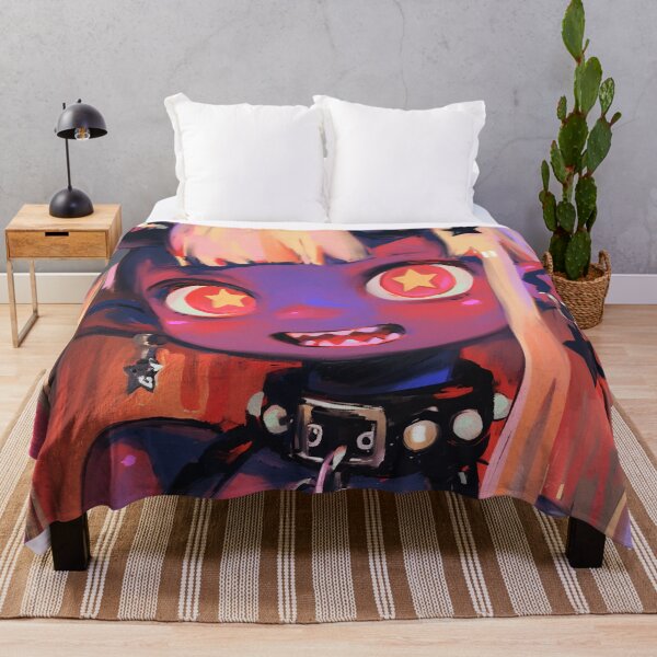 Item preview, Star Eyed Kawaii Demon Anime Girl designed and sold by bubblegoth.