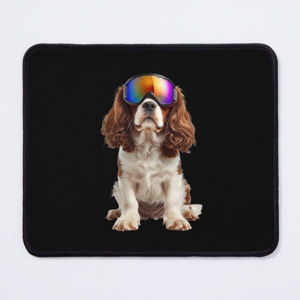 Item preview, Powder-Ready Cavalier King Charles Spaniel – Cute Ski Dog Art for Dog Lovers designed and sold by Fredster1966.