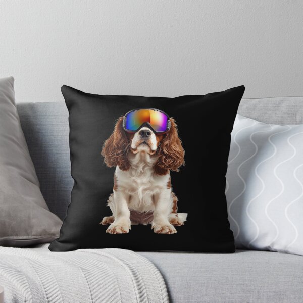 Item preview, Powder-Ready Cavalier King Charles Spaniel – Cute Ski Dog Art for Dog Lovers designed and sold by Fredster1966.