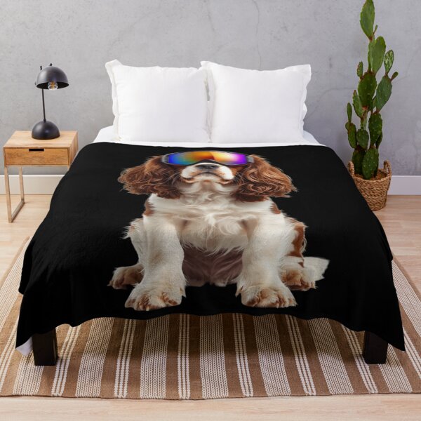Item preview, Powder-Ready Cavalier King Charles Spaniel – Cute Ski Dog Art for Dog Lovers designed and sold by Fredster1966.