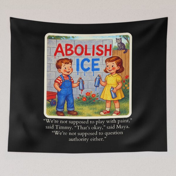 Item preview, Abolish Ice Graffiti Style Kids Art designed and sold by rettigbariax.