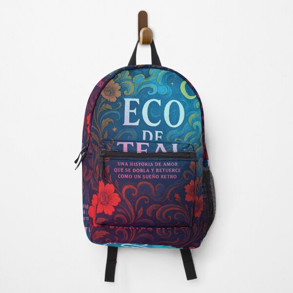 Item preview, Copy of Magic Retro Notebook – Teal Floral Echo designed and sold by Anomaly 404 Error.