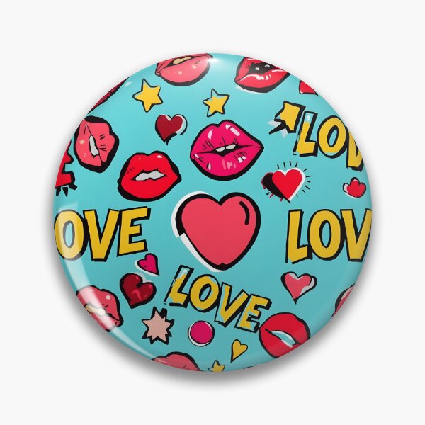 Item preview, Funda para iPhone con corazones y labios de San Valentín de estilo pop art designed and sold by FestivityFinds.