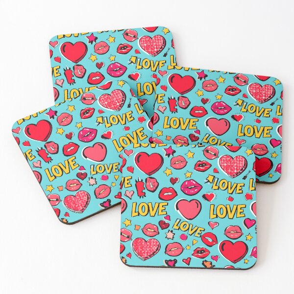 Item preview, Funda para iPhone con corazones y labios de San Valentín de estilo pop art designed and sold by FestivityFinds.