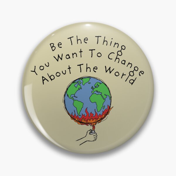 Item preview, Nonsense Doodle Malaphor Be The Change Idiom designed and sold by TackyTime.