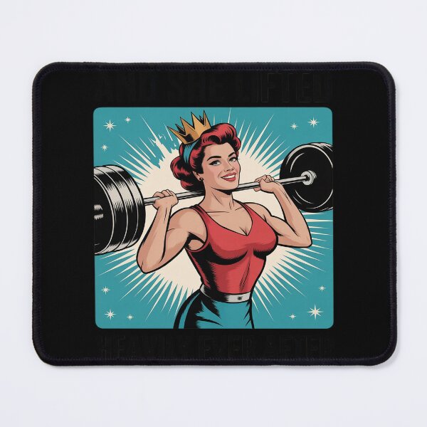 Item preview, Fitness Workout Weightlifting And She Lifted Heavily After designed and sold by genkihikki.